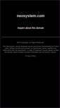 Mobile Screenshot of neosystem.com